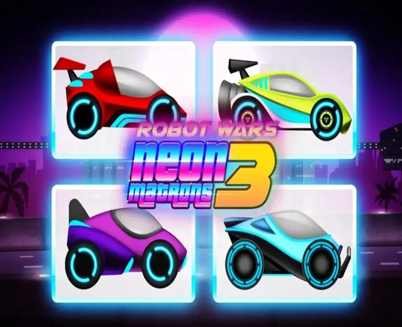 Neonmatron机器人战争:顶级速度街头赛车