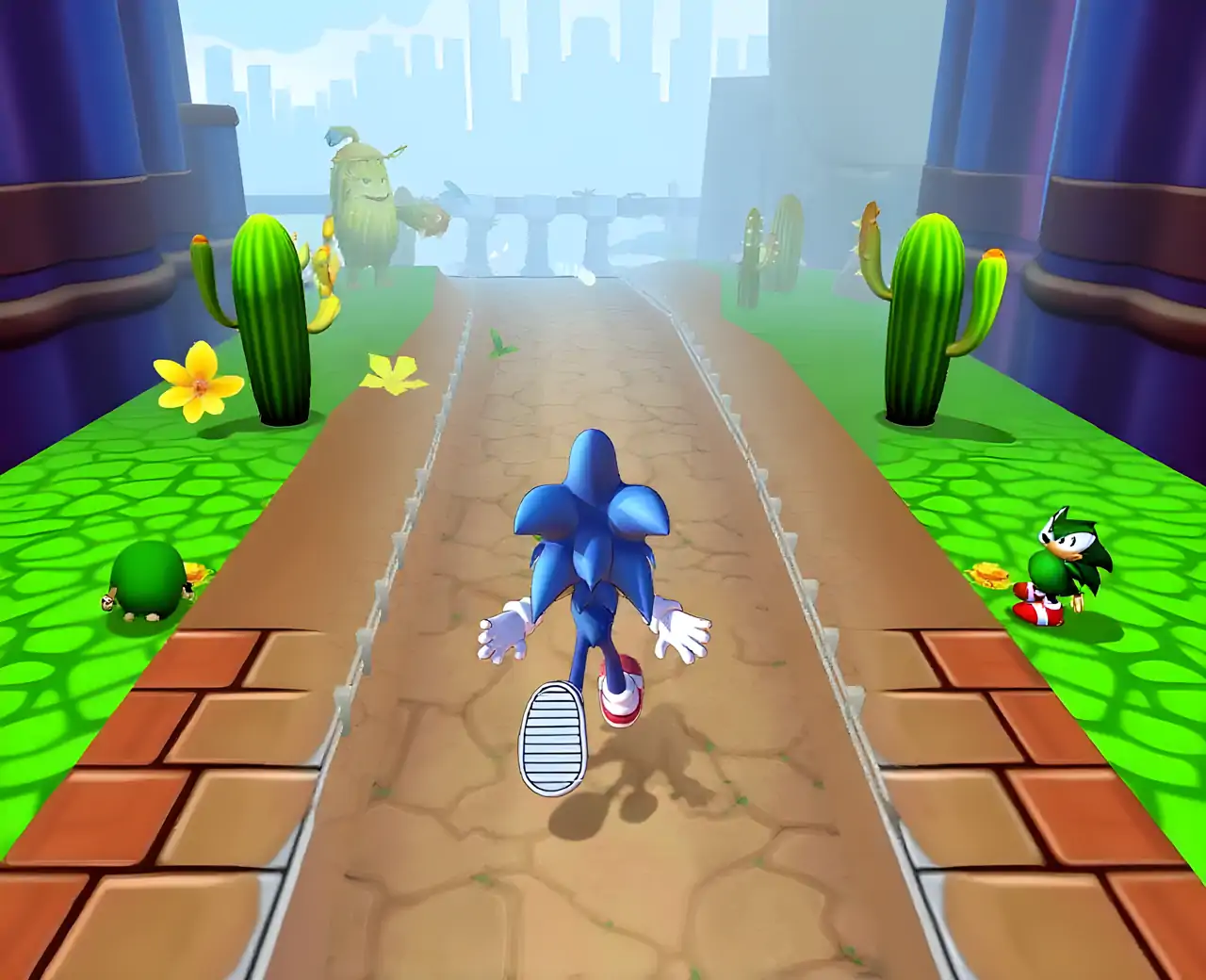 蓝色刺猬跑步者-丛林冒险匆忙