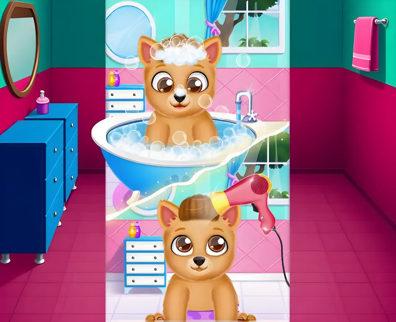 刚出生的小狗babyshower