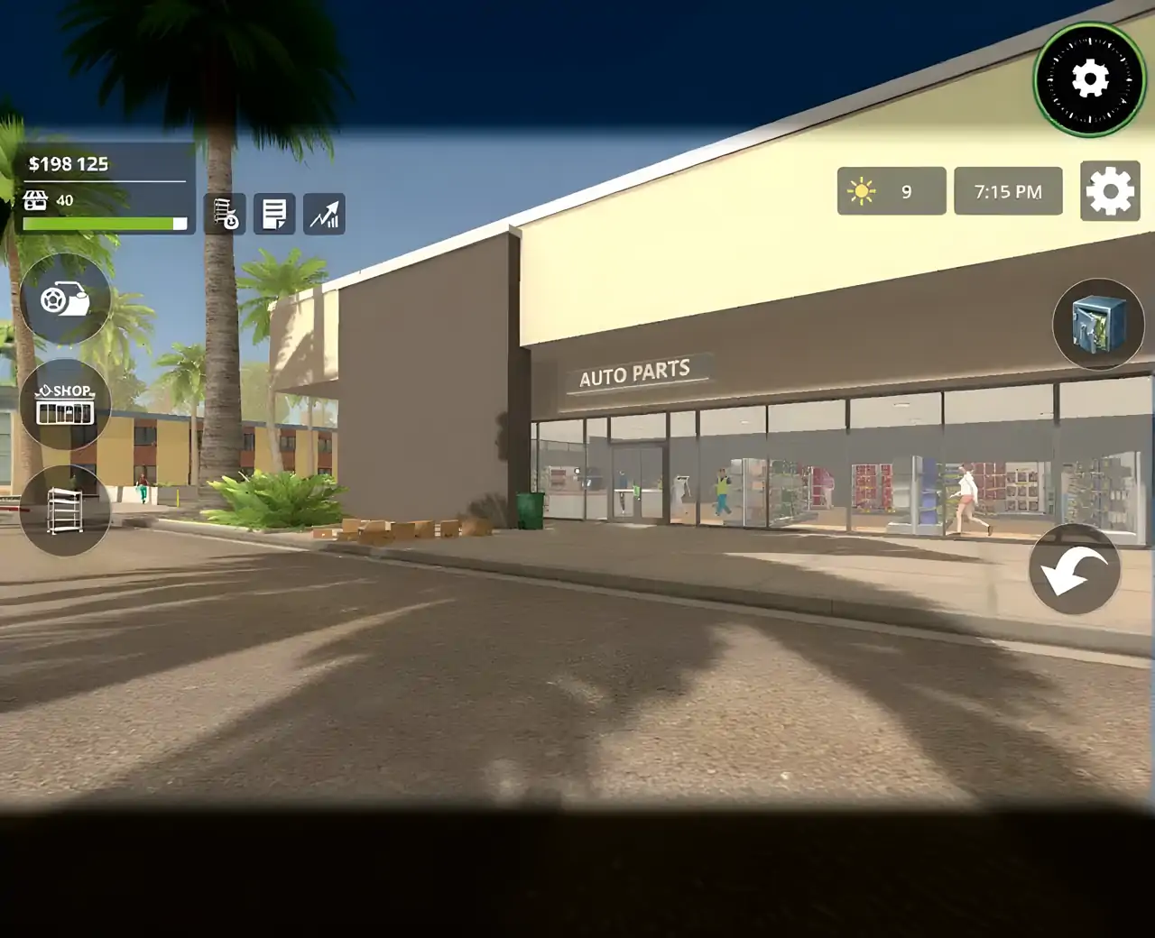 汽车配件店模拟器