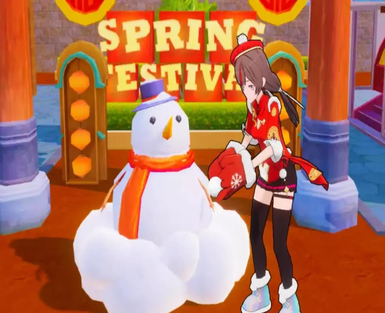 打雪仗（一起开火车）