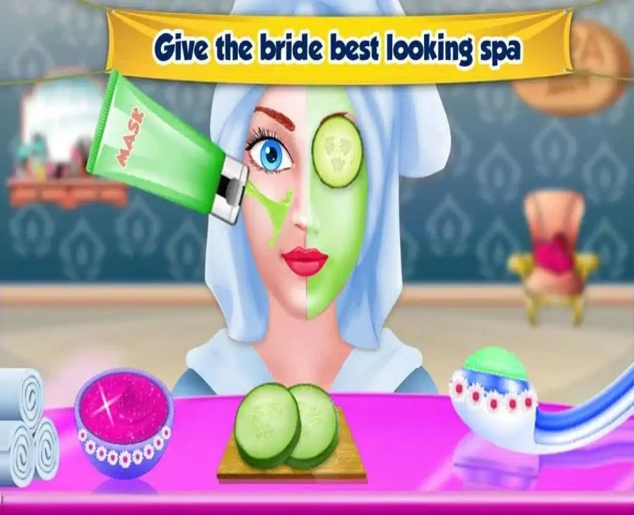 新娘婚纱改造:商场女孩购物