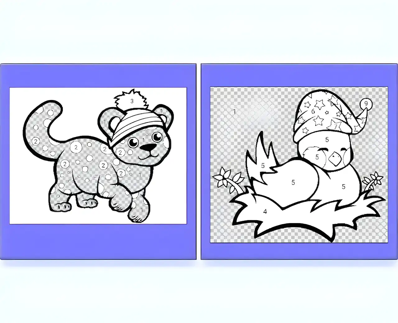 数字着色完美