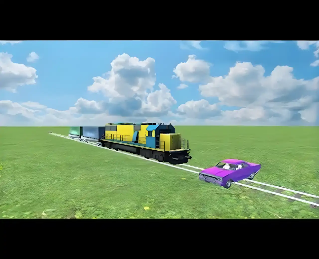 冲就完事模拟-火车冲撞