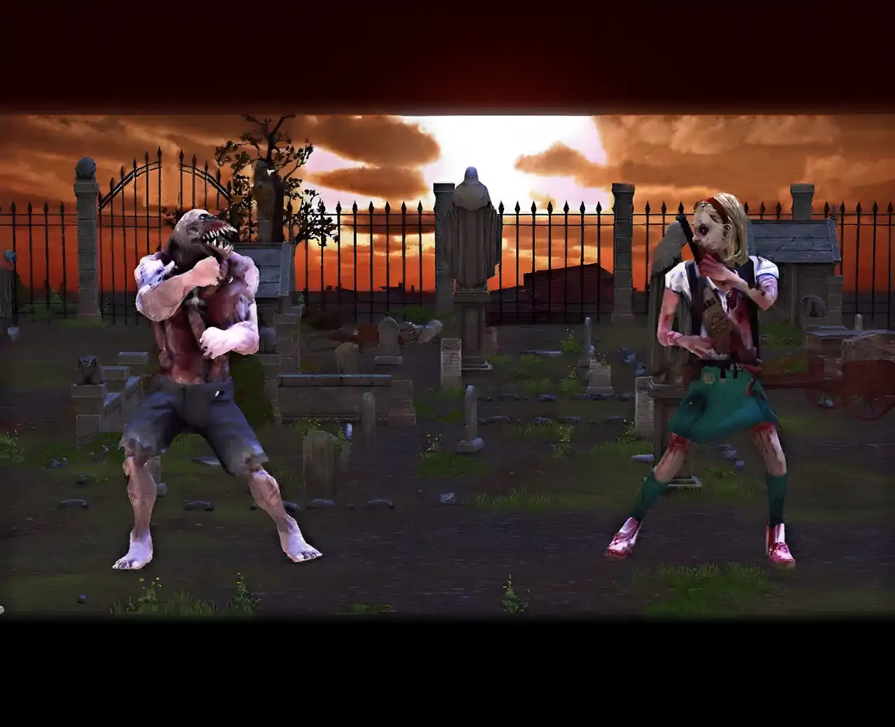 传奇僵尸死亡竞赛功夫格斗2019