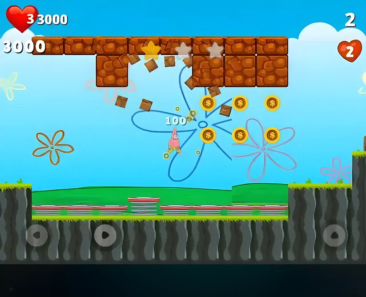 帕特里克冒险-海绵游戏