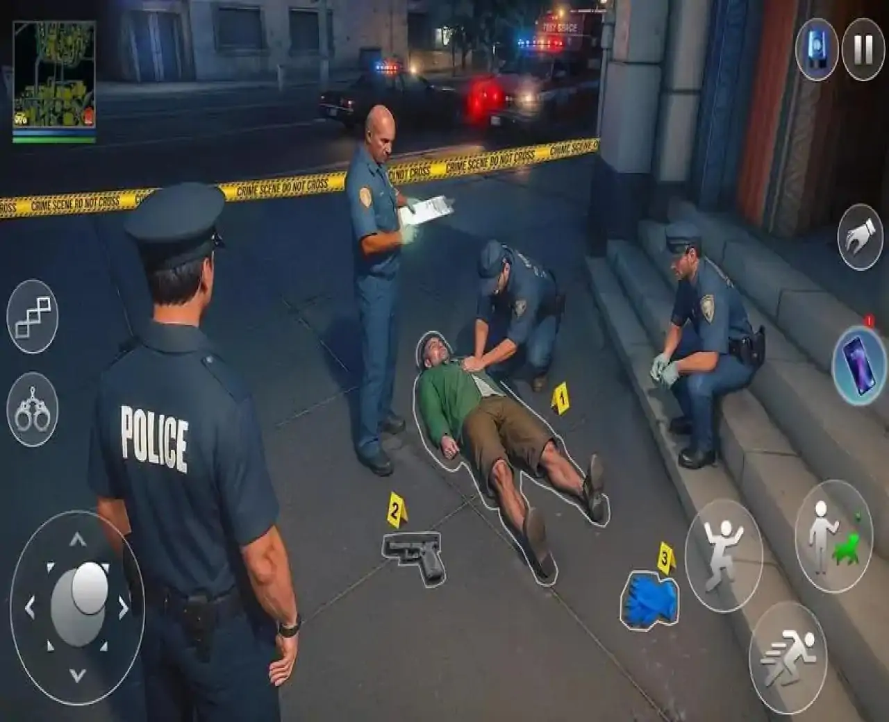 警察追逐驾驶模拟器