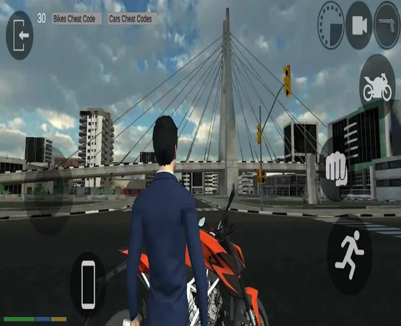 真正的印度汽车和自行车