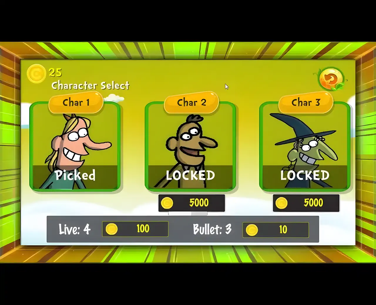 框架卡通盒子冒险