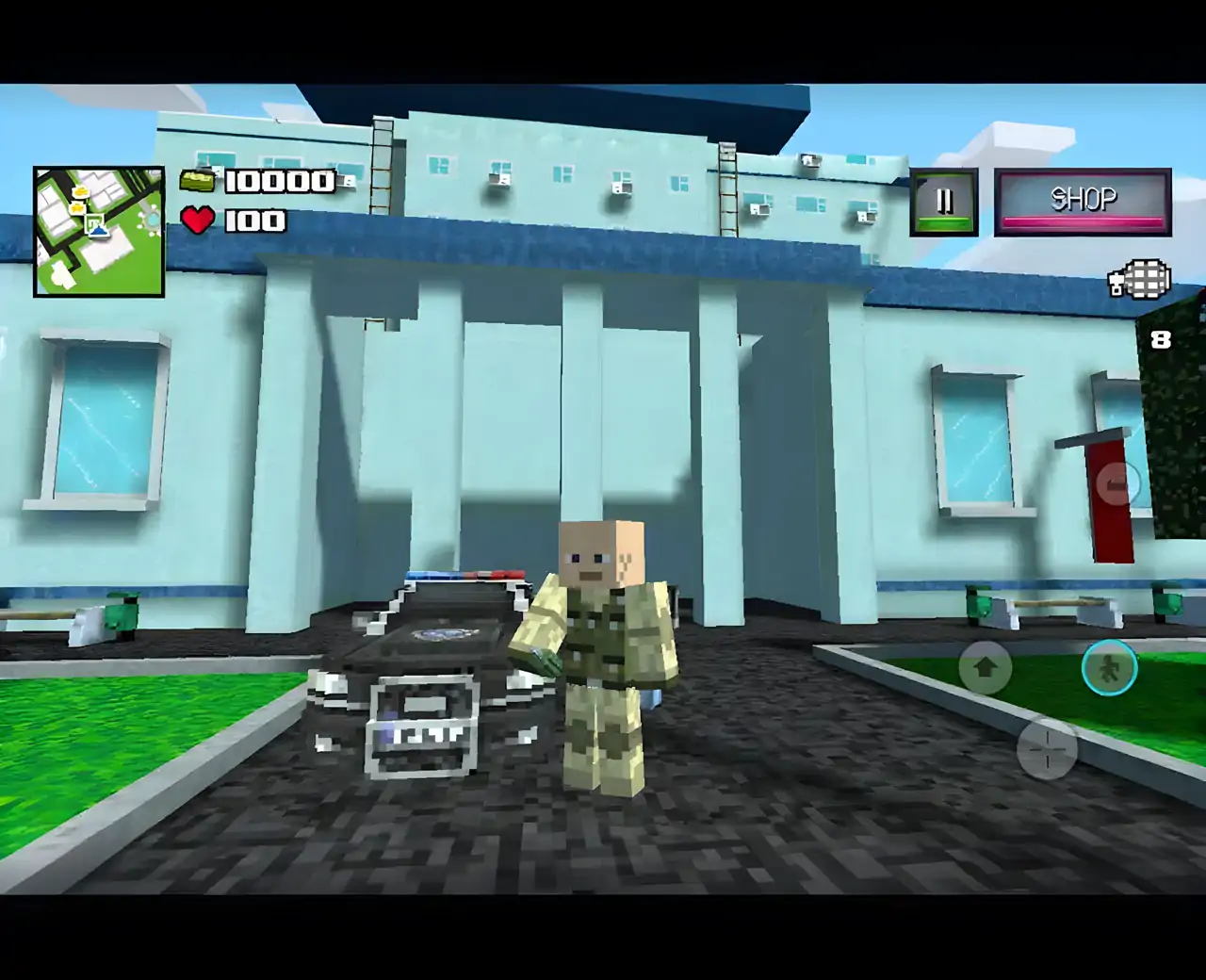 工艺枪生存立方体射手3D