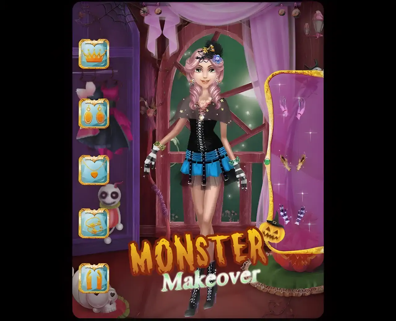 怪物公主改头换面复古时尚