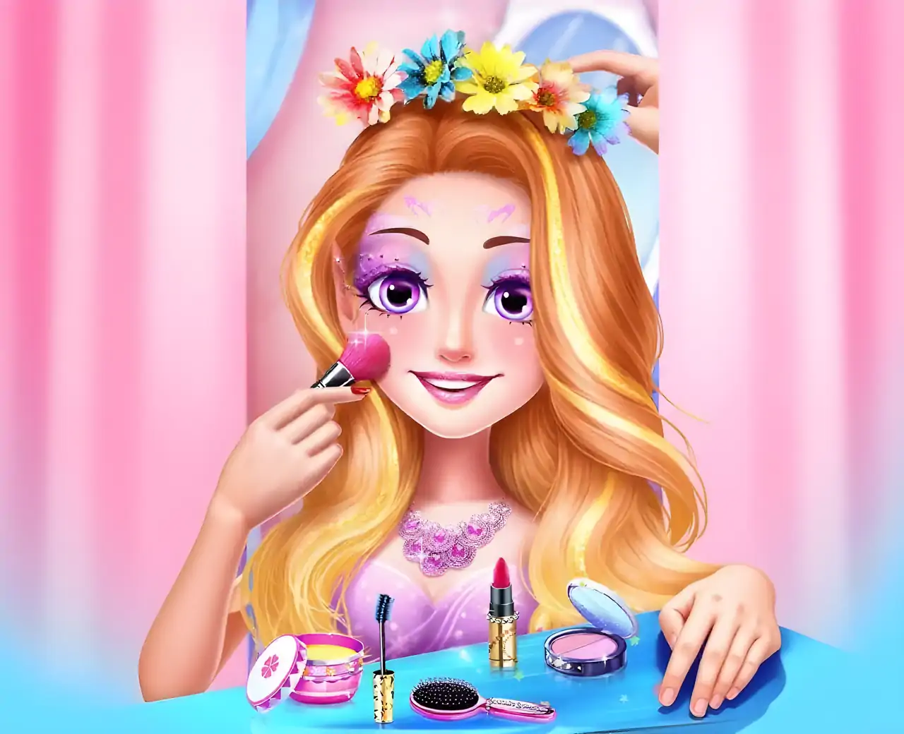 彩虹仙子和独角兽换装