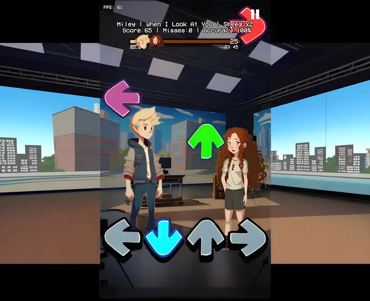 FNF麦莉的花/广告牌