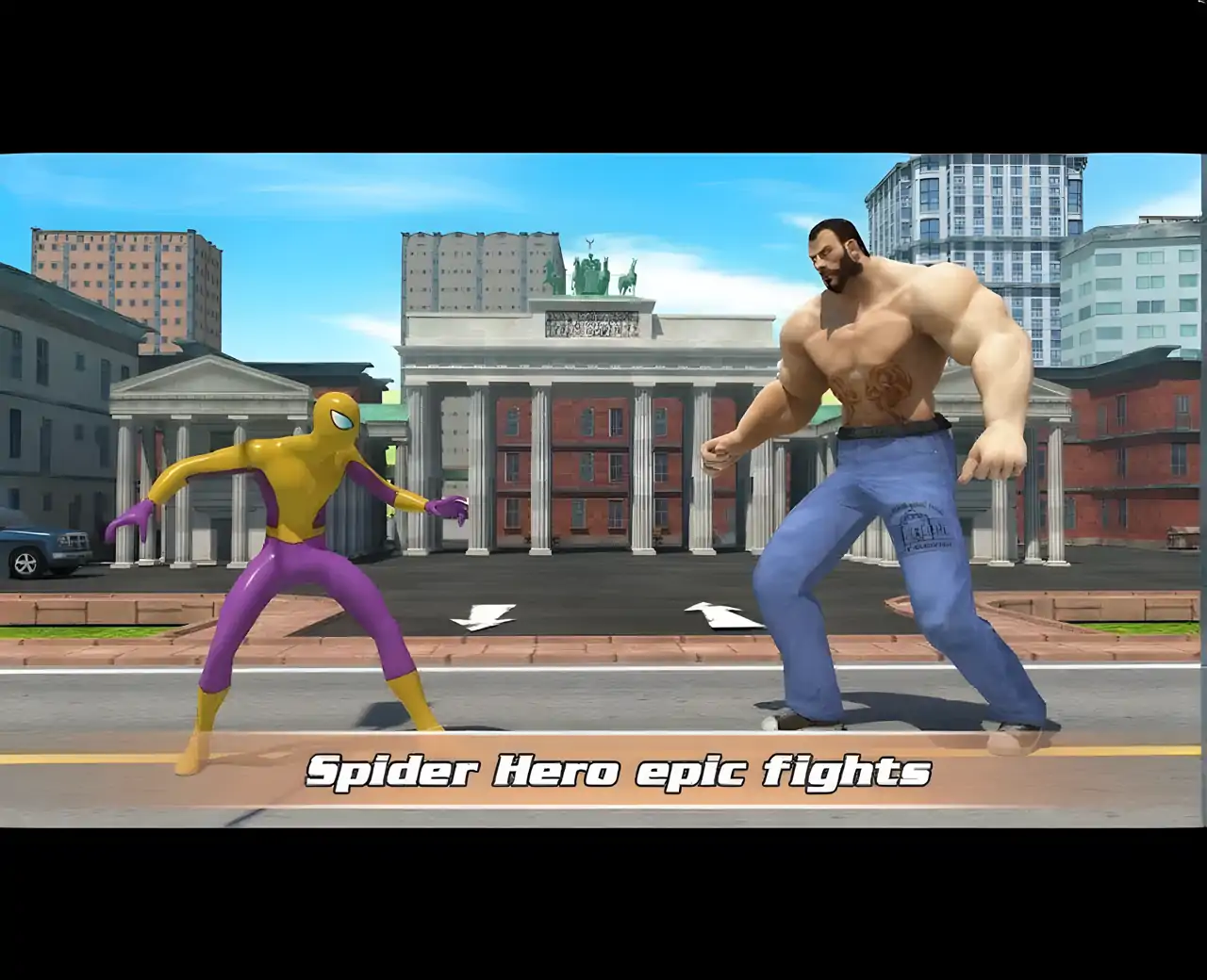 格斗游戏：蜘蛛超级英雄v/sBigman