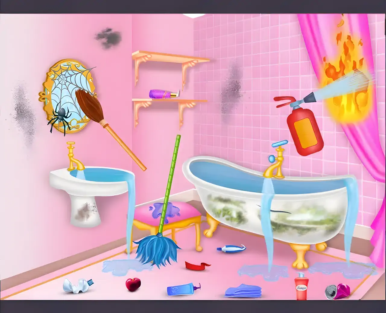 公主屋清洁冒险-维修和修理