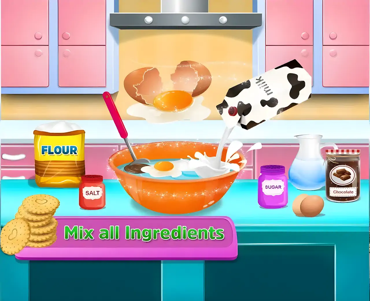 超级饼干制造商-烹饪游戏