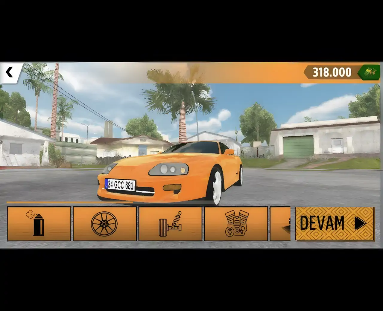 CLS63漂移和停车模拟器