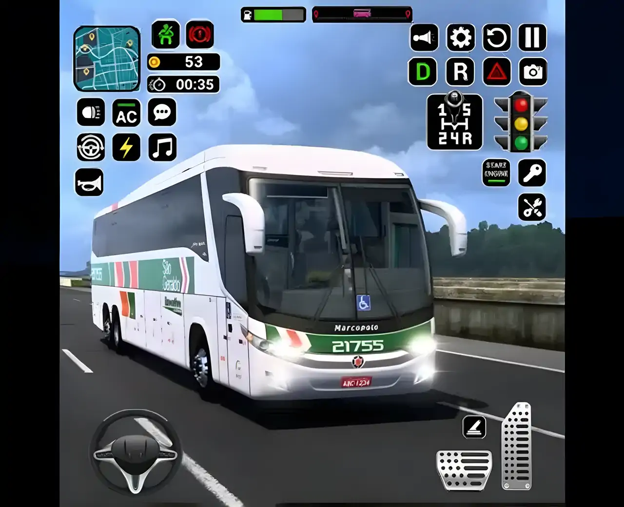 巴士模拟器：城市教练游戏