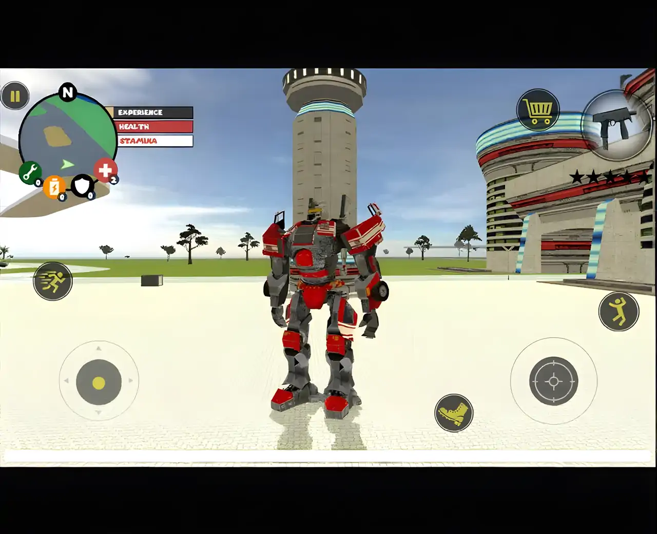 消防机器人变换