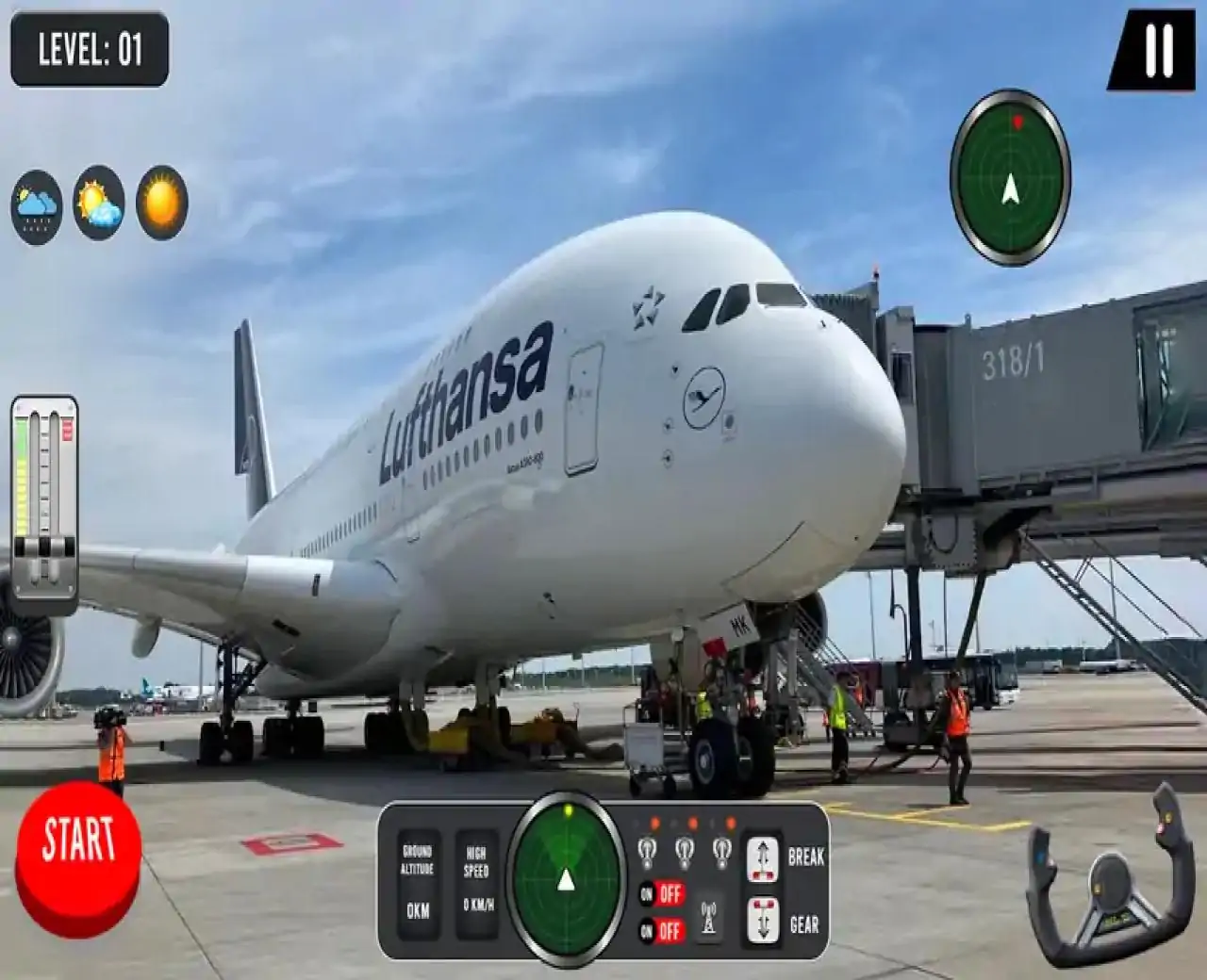 城市飞机飞行模拟器