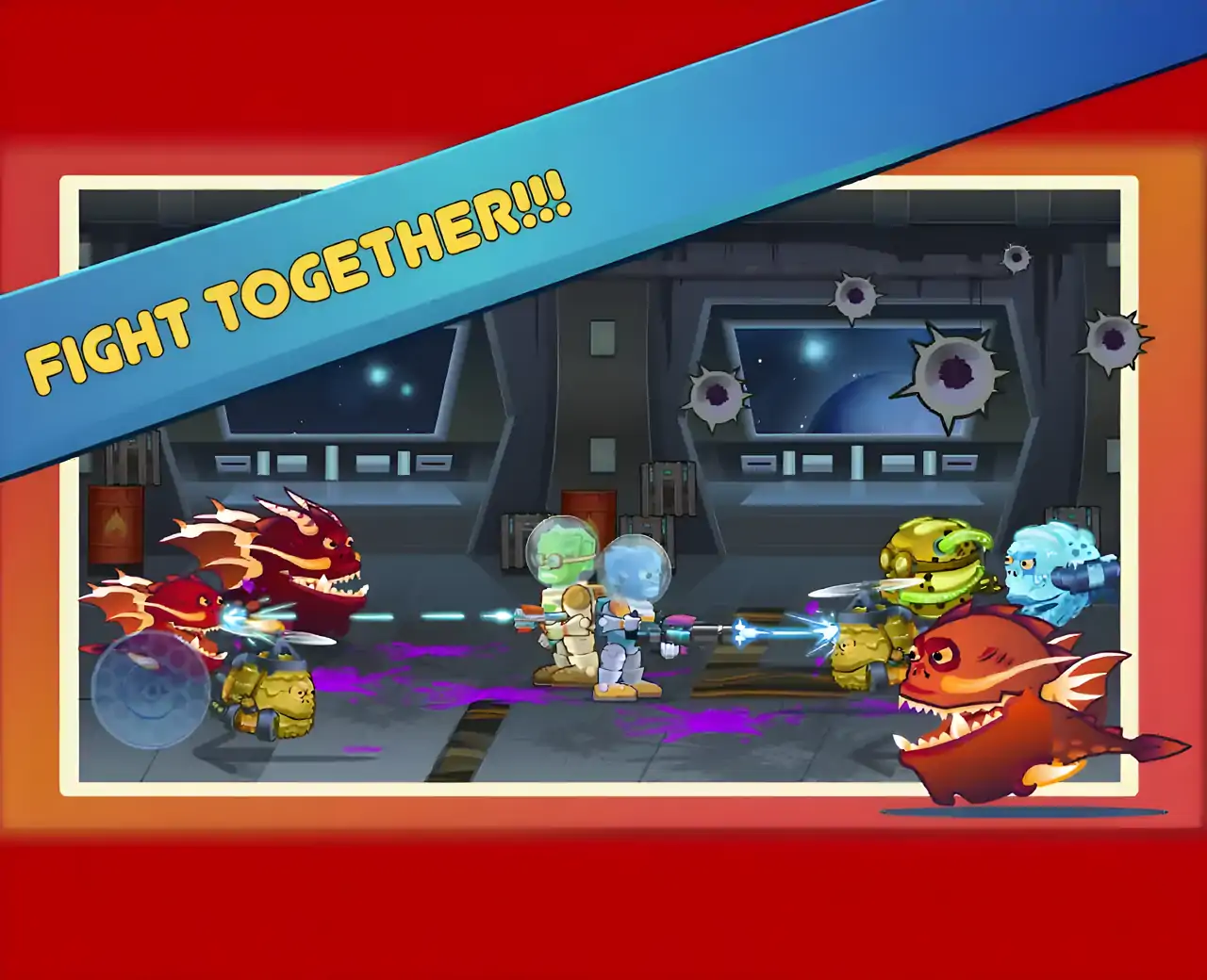 两个英雄与怪物（两人游戏）