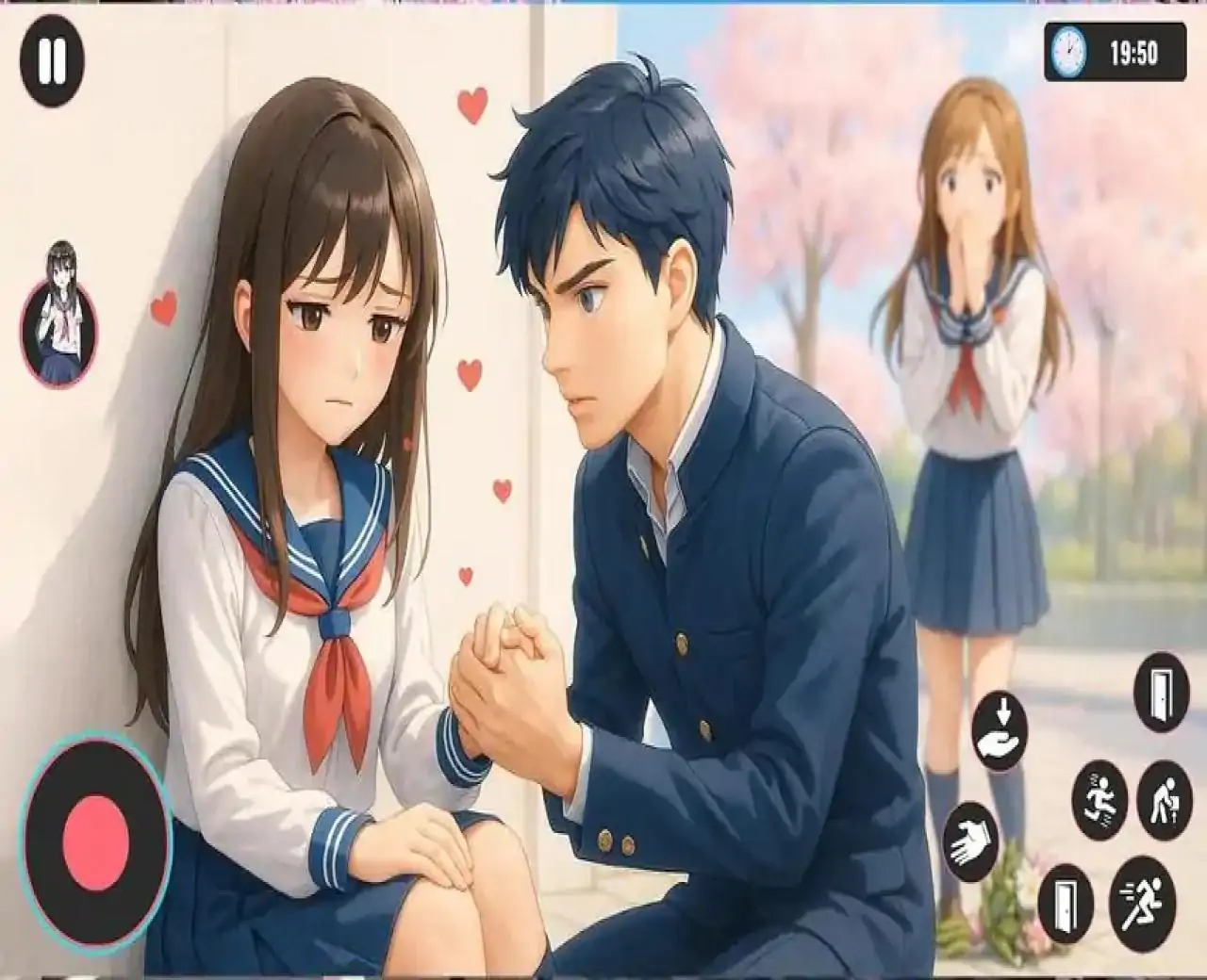 动漫女高中生游戏