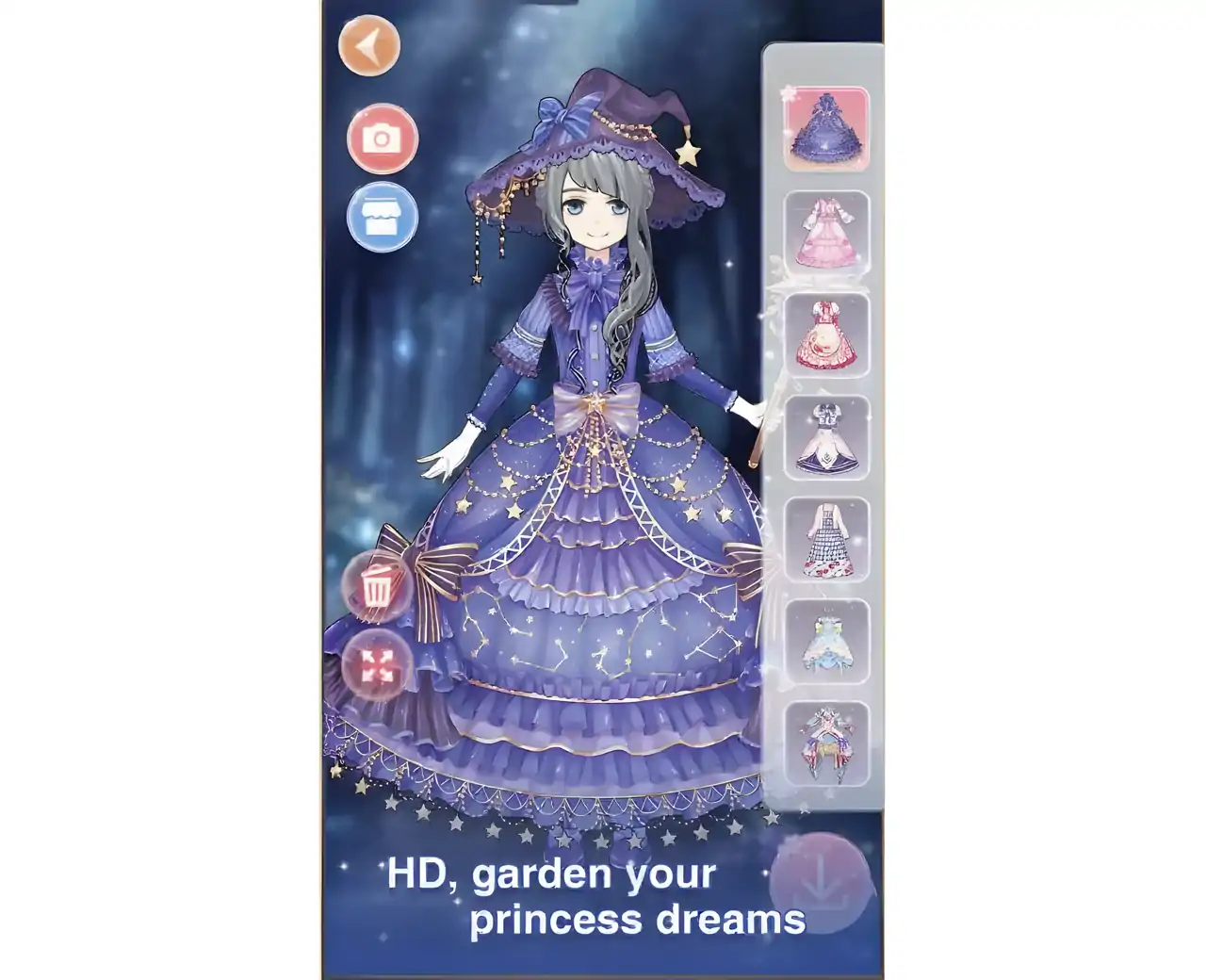 动漫公主装扮游戏！