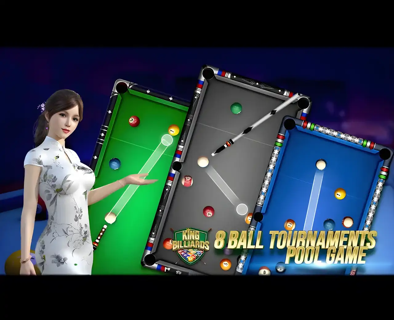 国王台球：8球台球