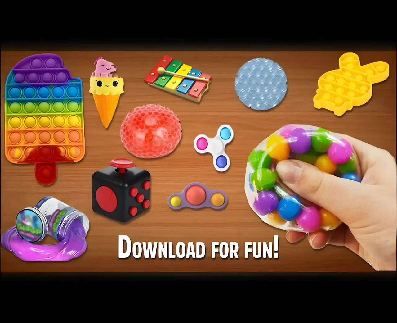 PopIt3D：FidgetAntistress