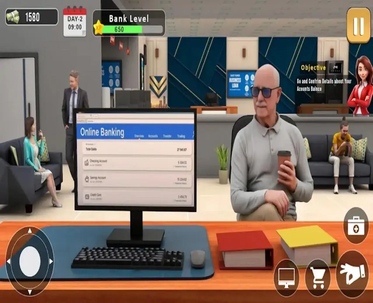 银行收银员模拟器