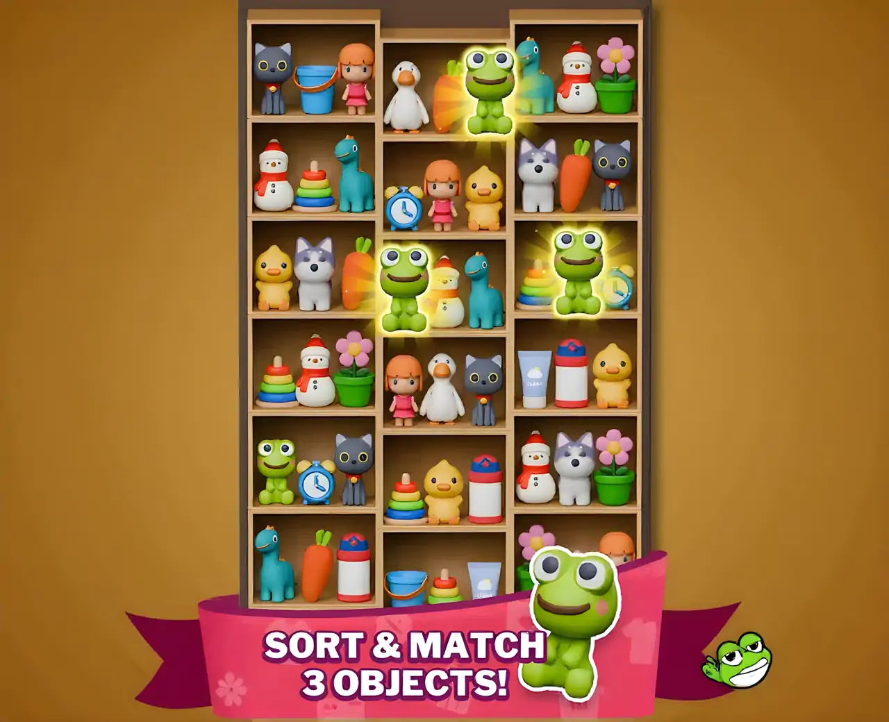 货柜分类整理：3D益智消除游戏