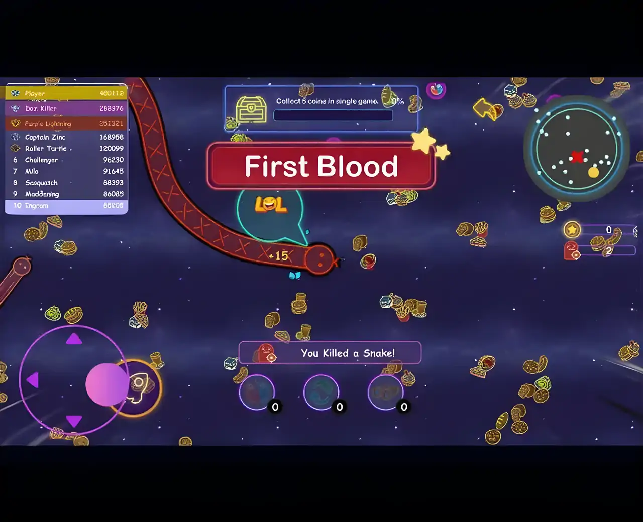 蛇霓虹灯：饥饿的IO游戏