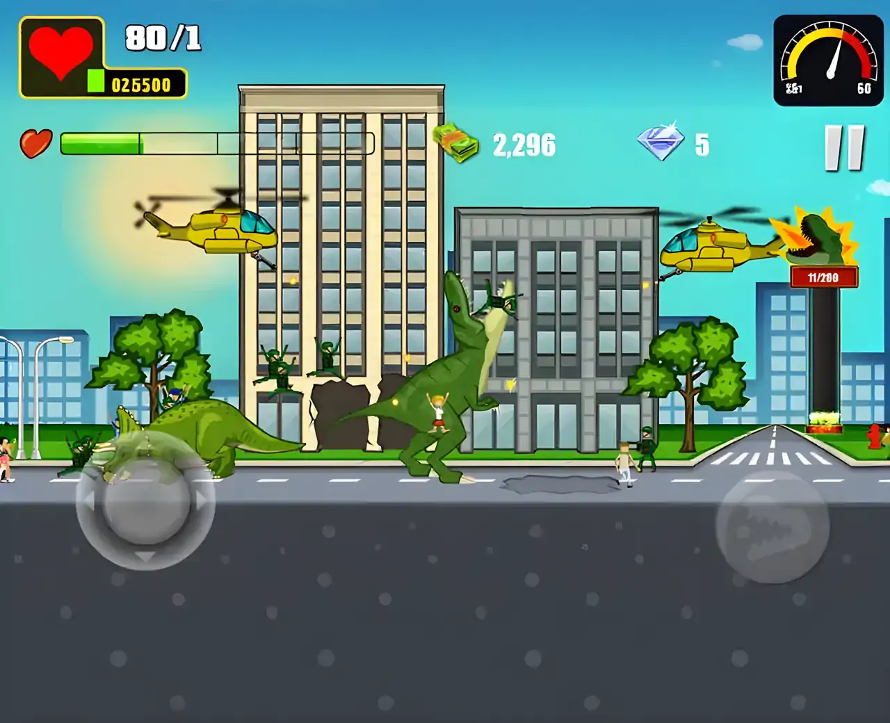 侏罗纪恐龙城市破坏