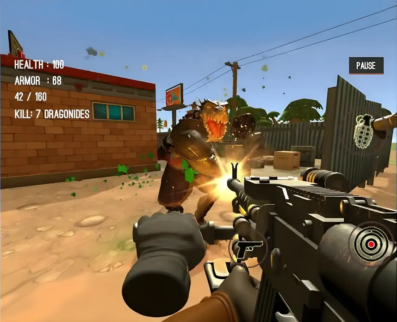 怪物杀戮城市射击2-3D射击游戏