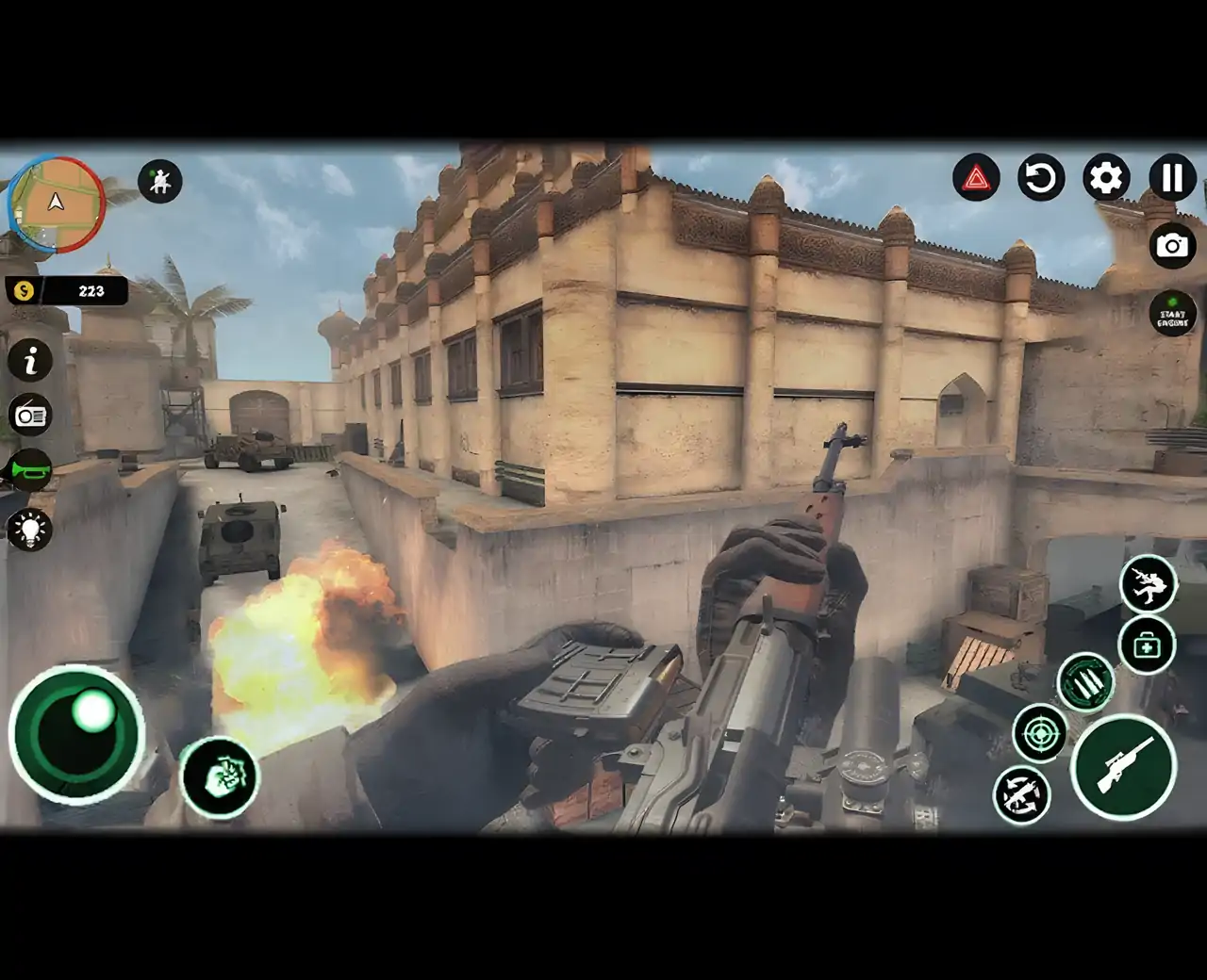 战斗军队战争多人第一人称射击游戏