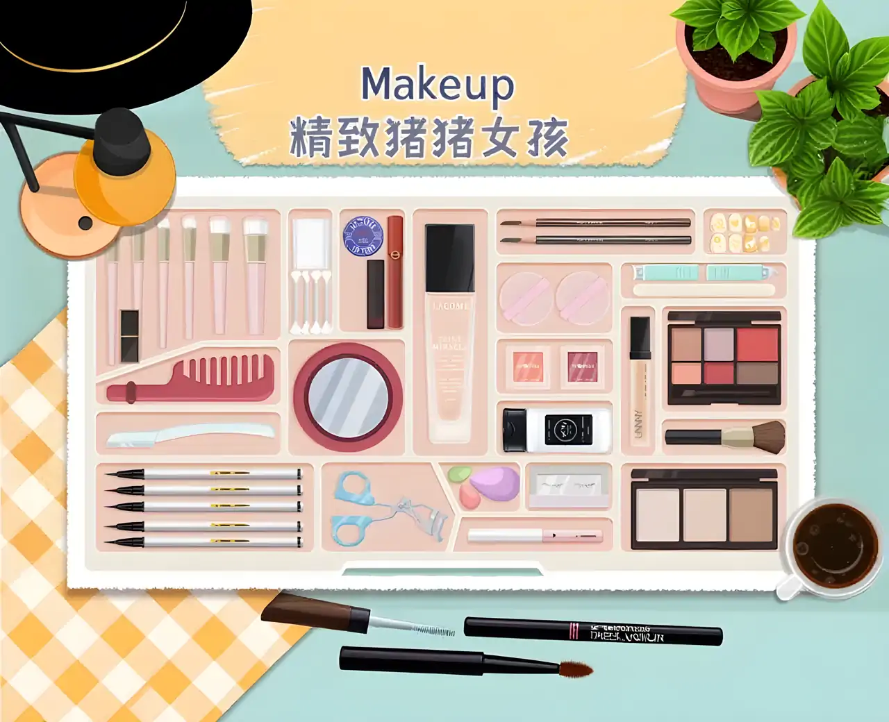 化妆品收纳：收纳游戏