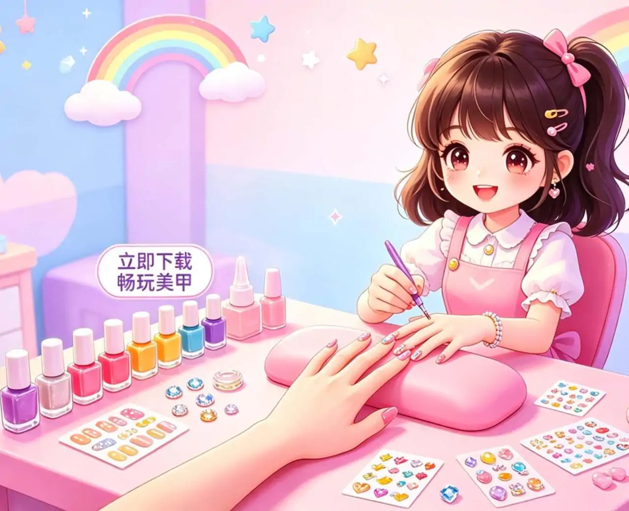 时尚少女美甲店