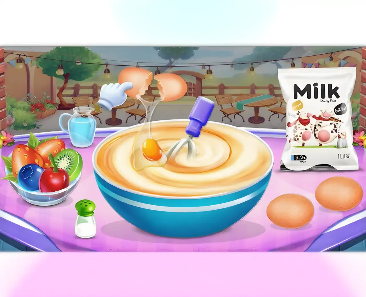 蛋卷冰淇淋：冰淇淋游戏