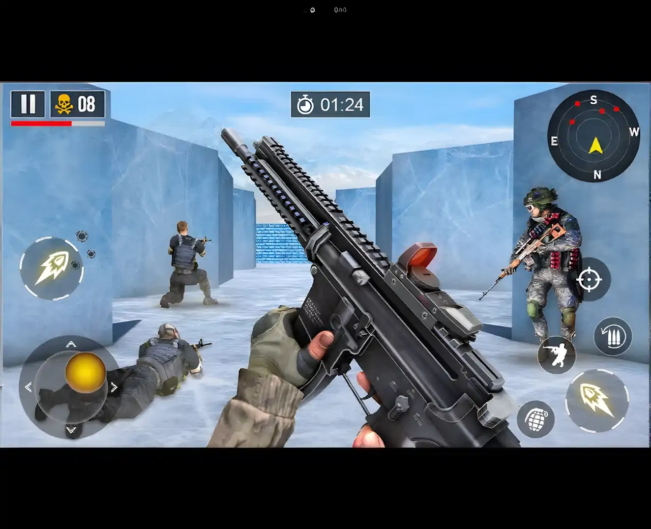 帧率射击游戏三维