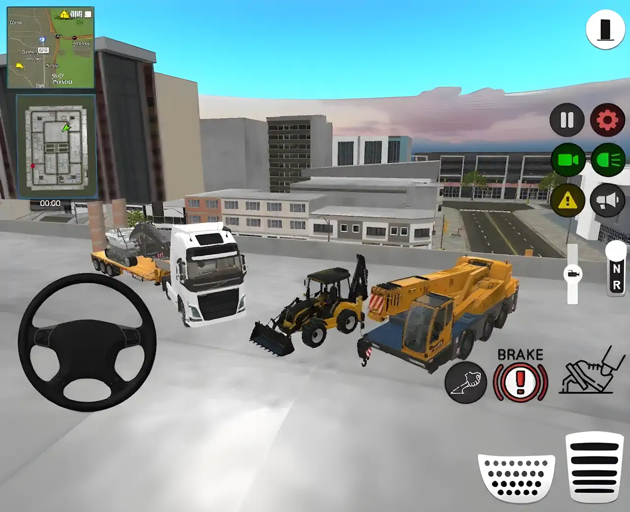 挖掘机卡车模拟器