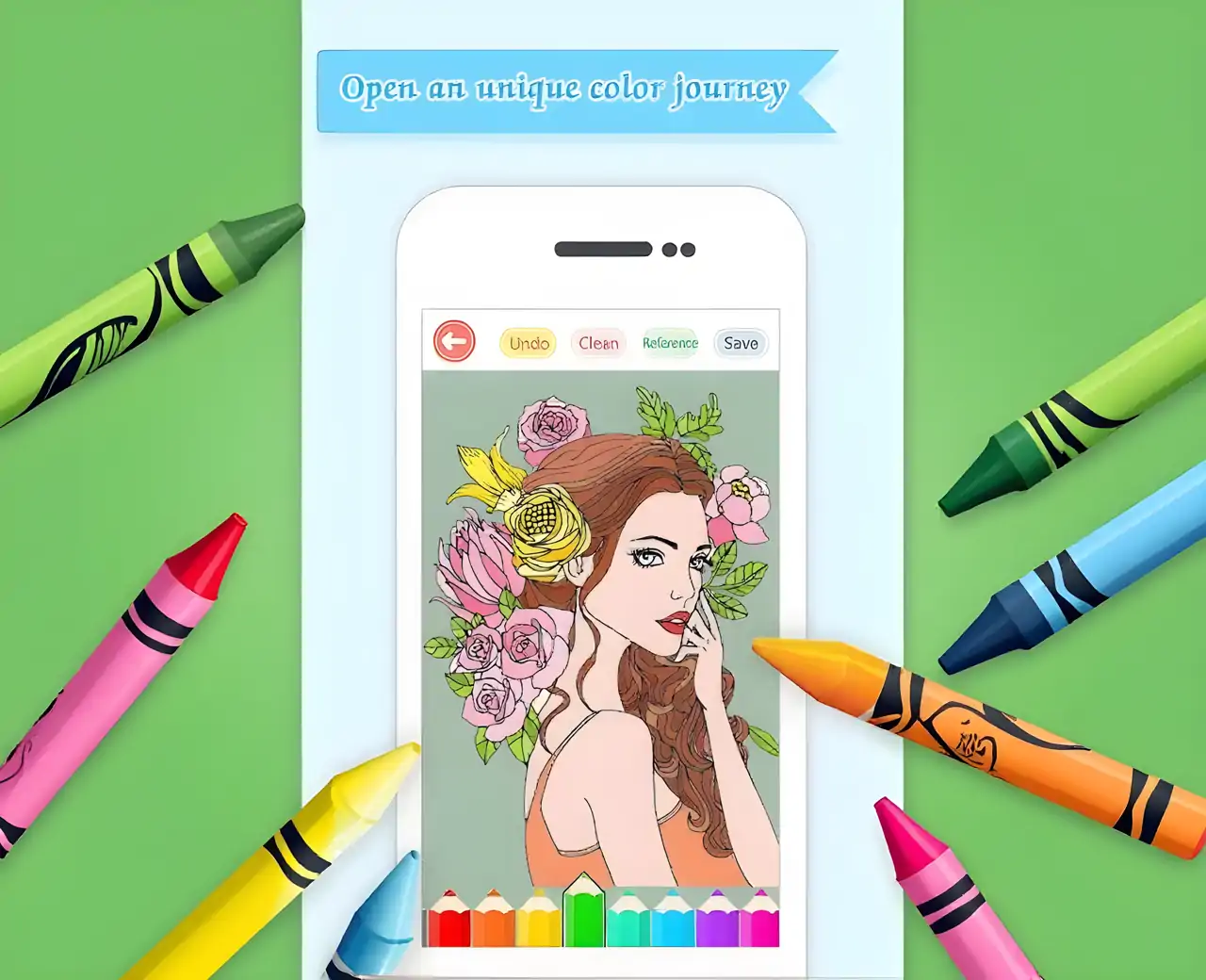 漂亮女孩之涂色仙境