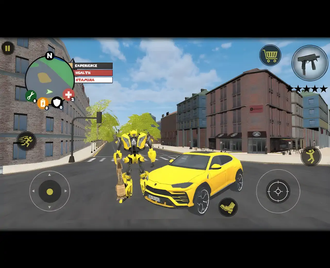 超级车机器人变换未来派Supercar