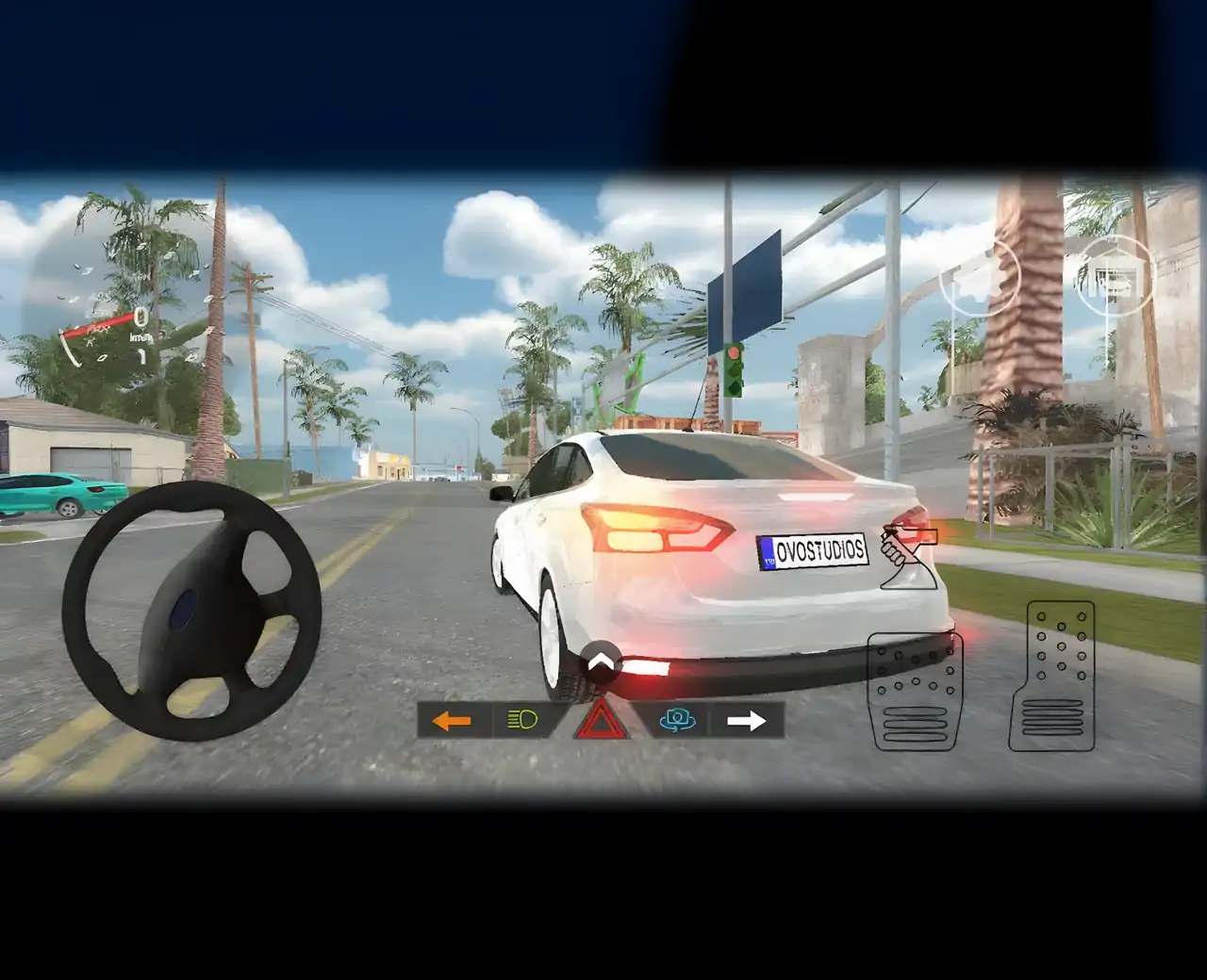 焦点漂移和公园模拟器