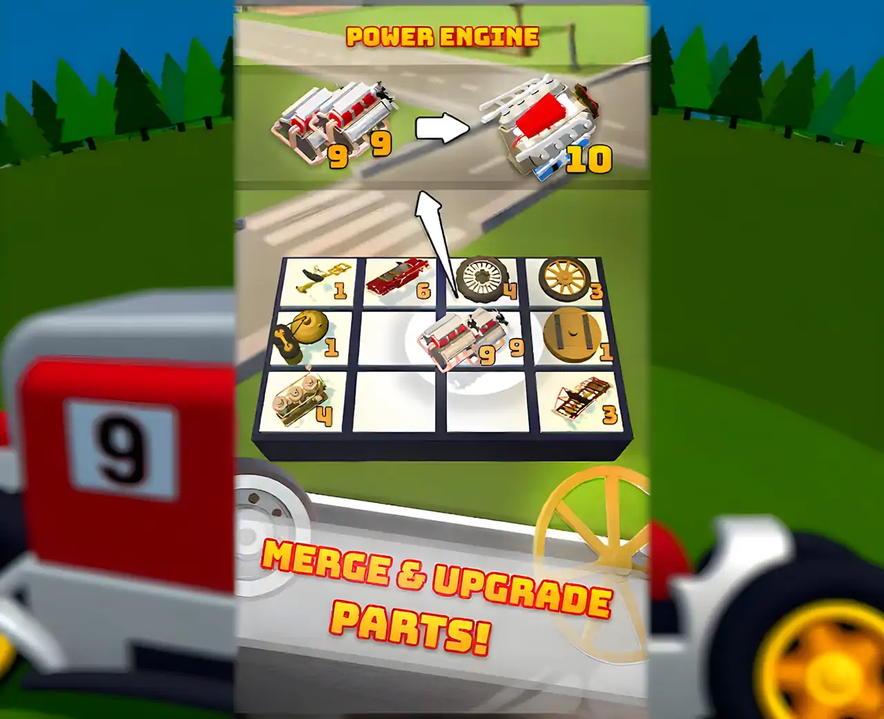 空闲漂移：合并升级和比赛