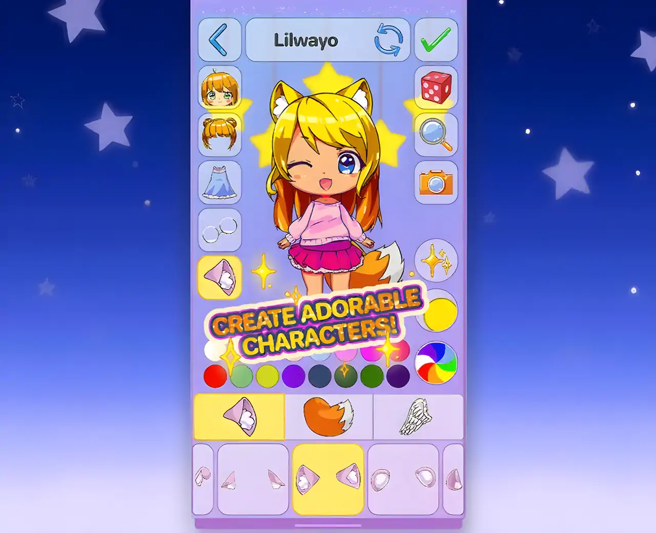 闪亮小小：换装游戏