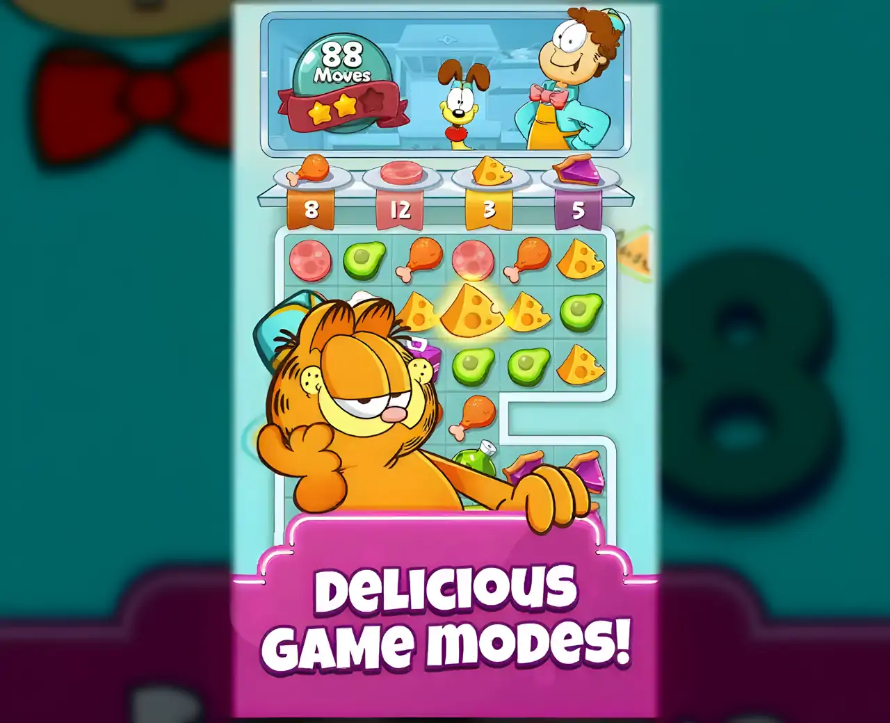 加菲猫食品卡车