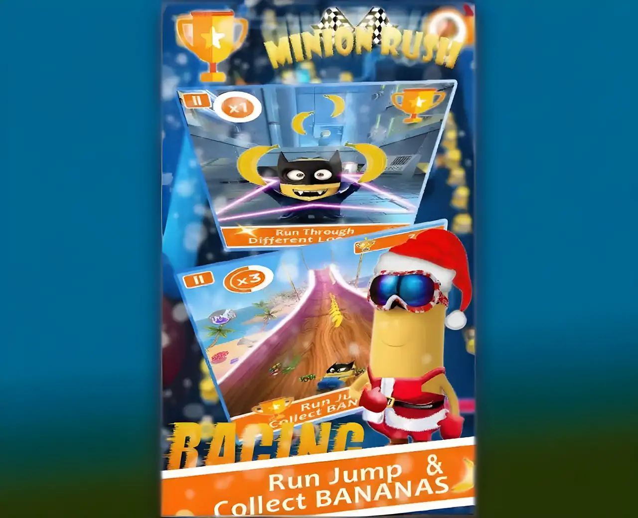 香蕉小黄人冒险冲刺