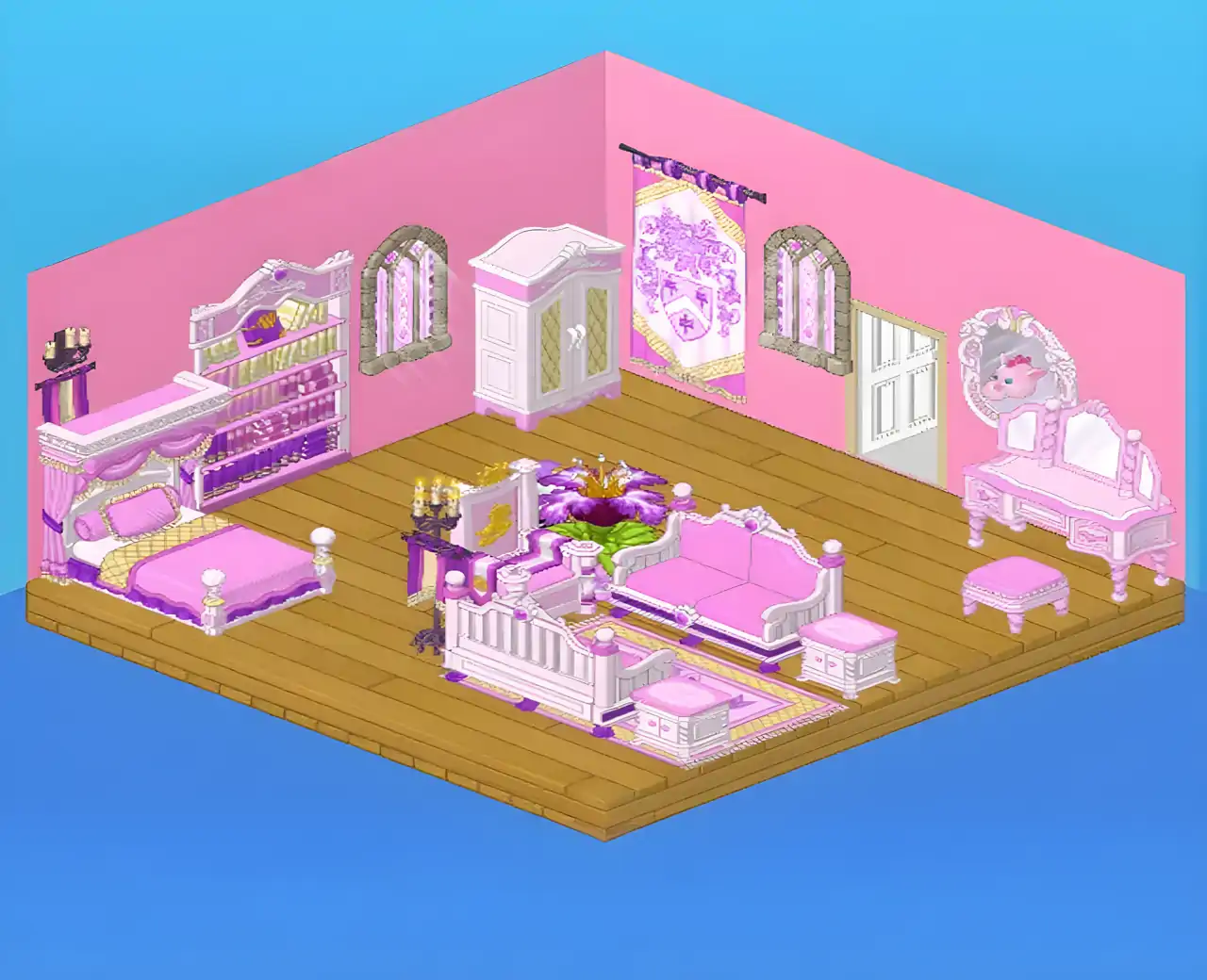 公主城堡房间宫殿2019沙龙时尚。