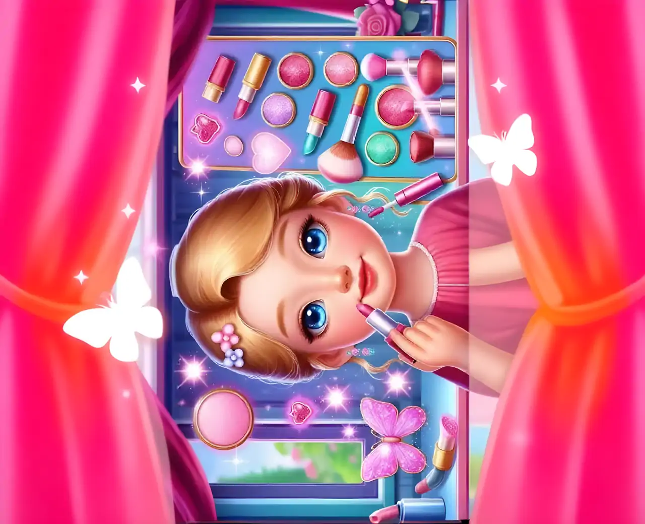 所有功能集于一身的女孩婴儿游戏