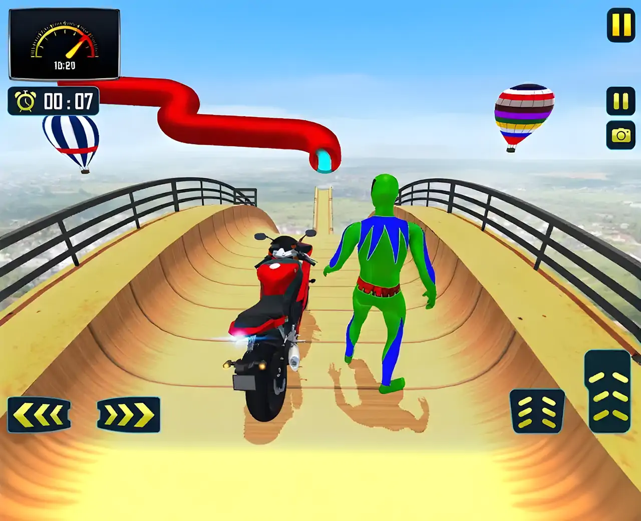 超级英雄自行车特技GT赛车